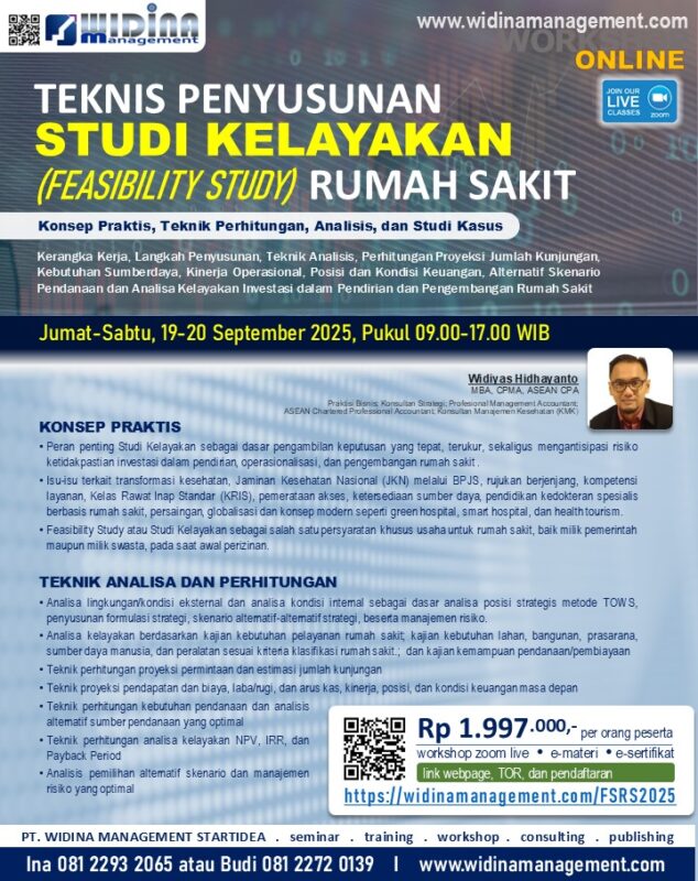 Workshop Online, Jumat-Sabtu, 19-20 September 2025