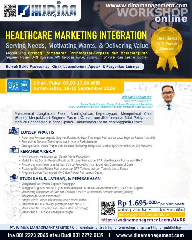 Strategi Pemasaran Terintegrasi-Terpadu, 18-19 September 2026 Strategi Pemasaran Terintegrasi-Terpadu, 18-19 September 2026